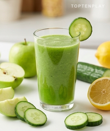 Smoothie Vert Détox Concombre & Pomme : Frais, Léger et Vraiment Efficace