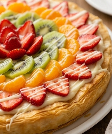 Tarte Phyllo aux Fruits Frais