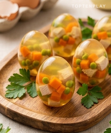 Œufs en Gelée Farcis : L'Entrée de Pâques Qui Épate les Invités