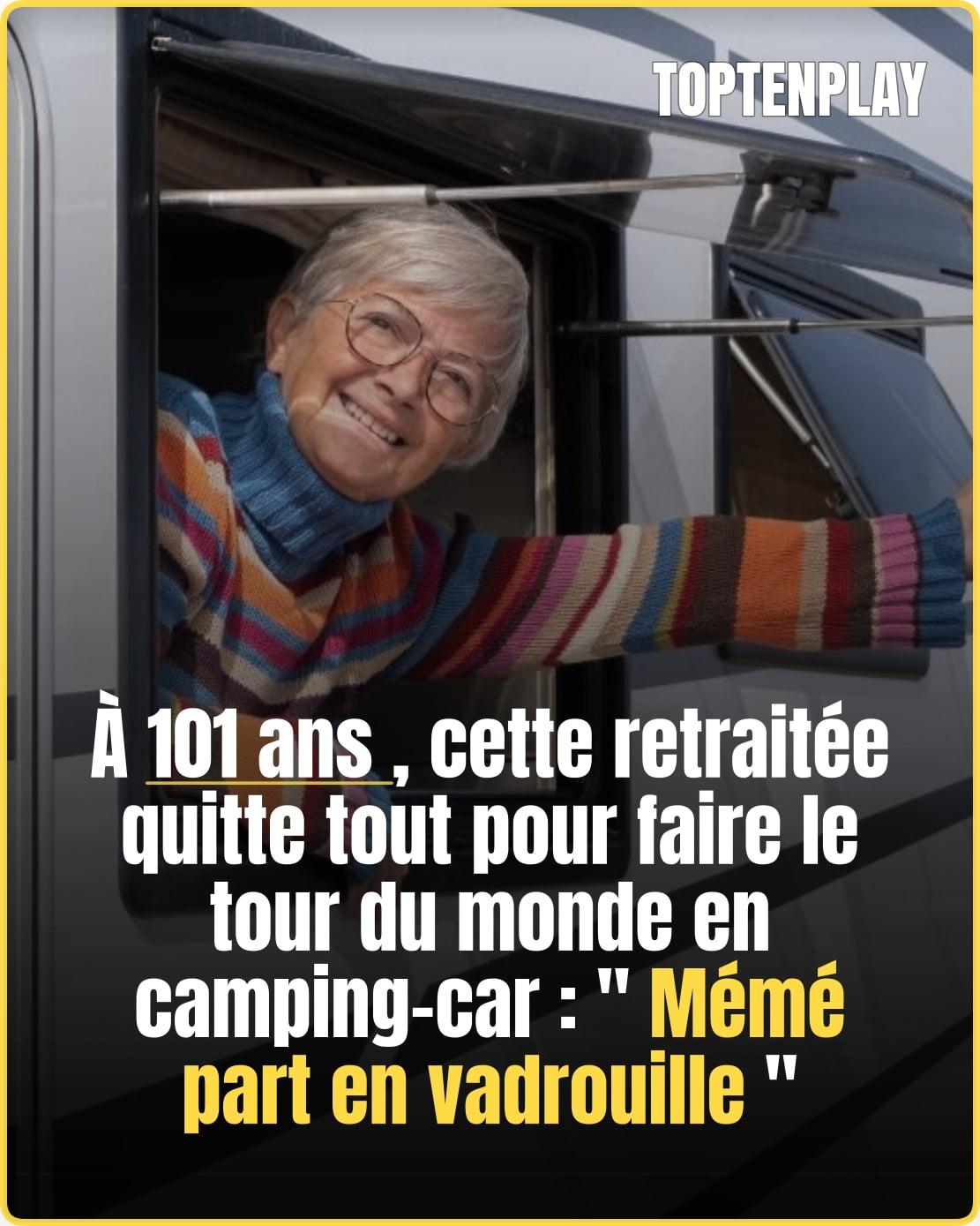 Un siècle de vie, et l'envie d'aventure plus forte que jamais : son histoire inspire le monde entier. 🚐