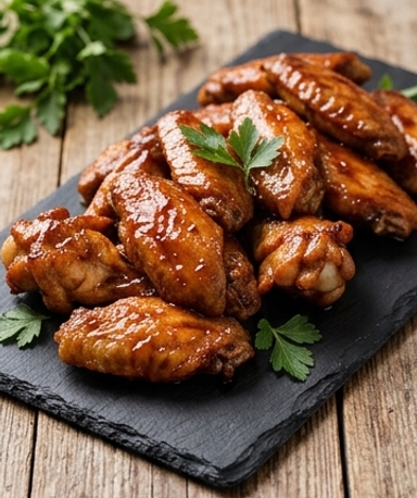 Ailes de poulet honey BBQ à l'air fryer