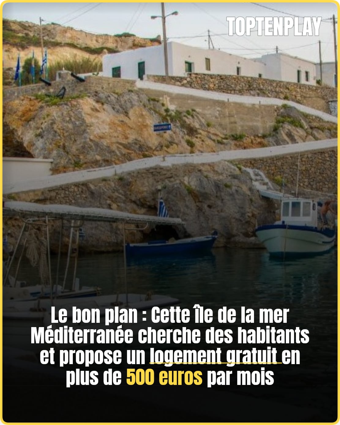 Un paradis méditerranéen cherche des habitants avec un belle offre ! 🌊✨