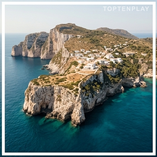 Entre falaises et eaux turquoise : Anticythère, île sauvage au bout du monde