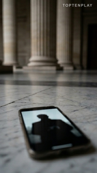Une photo prise en coulisses du palais de justice, diffusée sur X