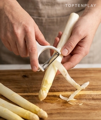 On commence par éplucher — sans négliger cette étape