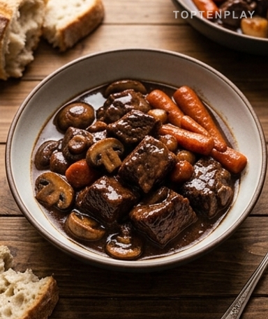 Bœuf Bourguignon à l'Ancienne : la Recette qui Fond en Bouche