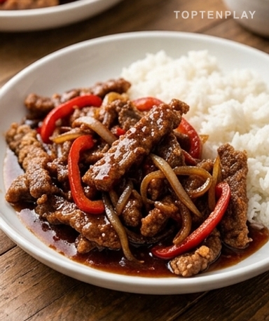 Beijing Beef nach Panda Express Art