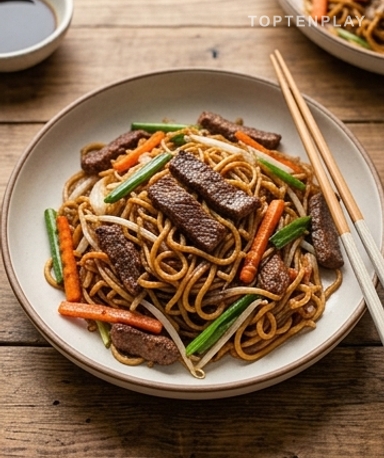 Beef Chow Mein : Nouilles Sautées au Bœuf comme au Wok Chinois