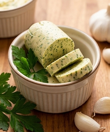 Beurre à l'Ail aux Herbes Fraîches