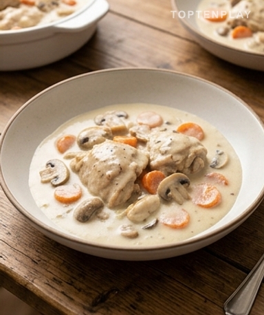 Blanquette de Poulet Crémeuse et Onctueuse : Le Plat Familial par Excellence