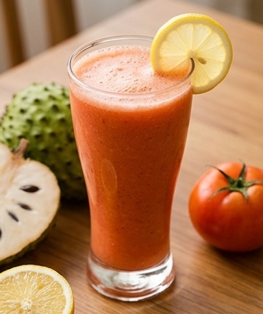 Boisson corossol et tomate