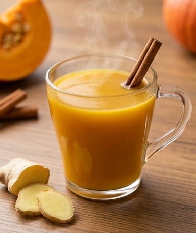 Boisson de courge cuite