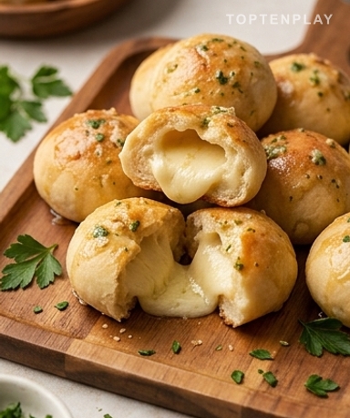 Bombes au fromage fondant et beurre à l'ail : l'apéro qui fait l'unanimité