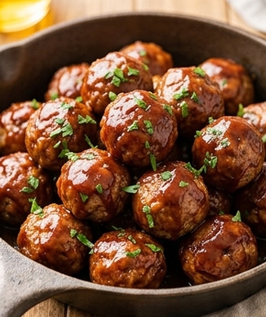Boulettes BBQ au Four