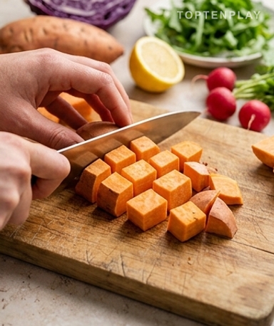 La patate douce au four : la partie que tout le monde bâcle