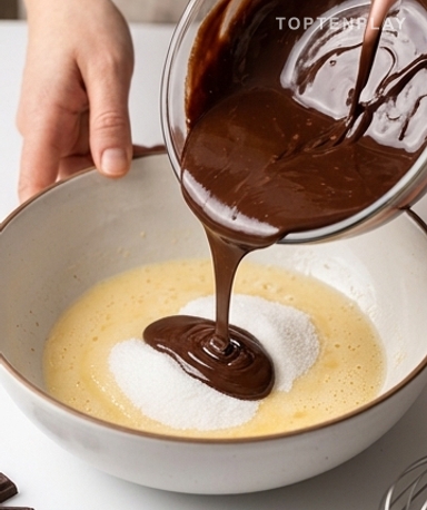 Le chocolat fond, et ça sent déjà bon