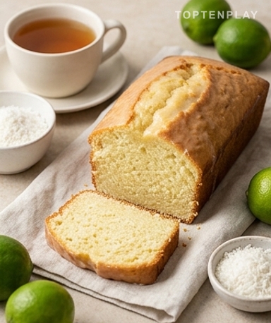 Limetten-Kokos-Kuchen