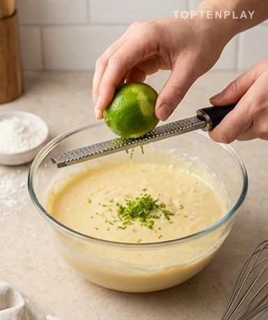 Beginnen Sie mit den Limetten — sie geben hier den Ton an