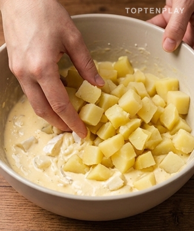 Précuisez les pommes de terre — mais arrêtez-vous avant