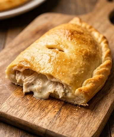 Calzones Chicken Alfredo à l'Air Fryer