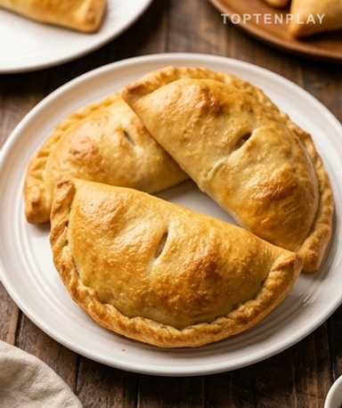 Air Fryer Chicken Alfredo Calzones