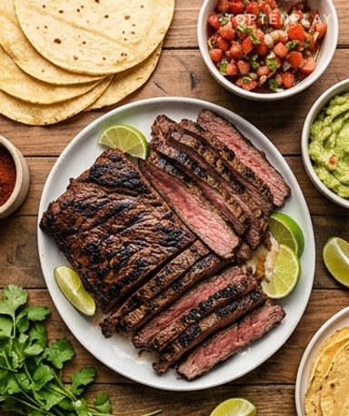 Carne Asada : La Marinade Citronnée qui Fait Tout le Travail
