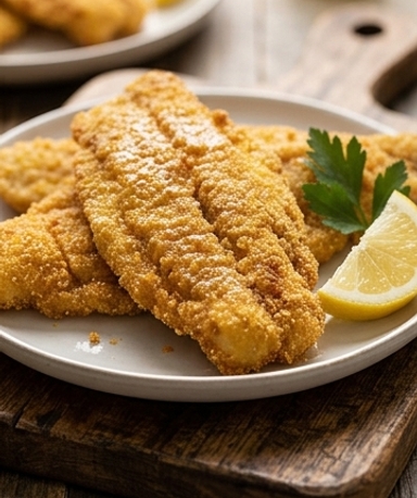 Catfish Croustillant à la Semoule de Maïs