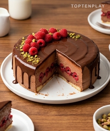 Charlotte chocolat framboise : ganache aérienne et biscuits moelleux pour un dessert qui épate