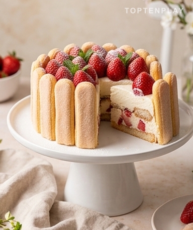Charlotte Tiramisu aux Fraises : L'Alliance Parfaite de Deux Classiques