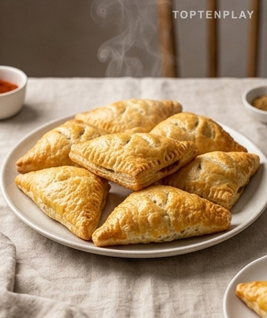 Chaussons feuilletés viande & œuf : croustillants dehors, fondants dedans