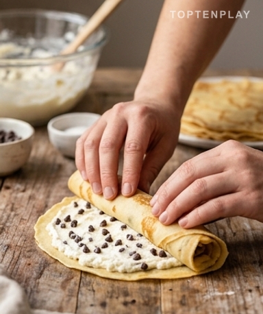 On commence par les crêpes