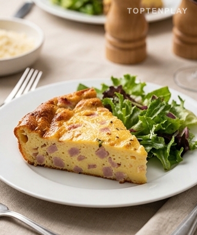 Clafoutis Salé Jambon et Parmesan : Le Plat Sans Pâte Qui Fait Oublier la Quiche