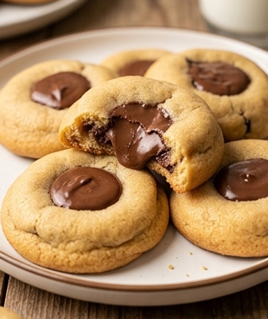 Cookies fourrés au cœur fondant au chocolat
