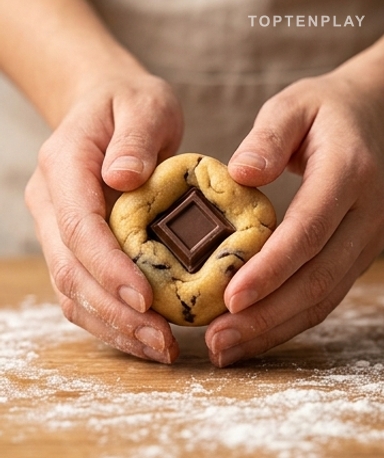 Wir legen mit dem Teig los