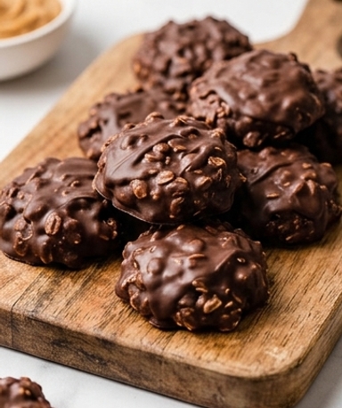 Cookies Sans Cuisson Chocolat-Cacahuète