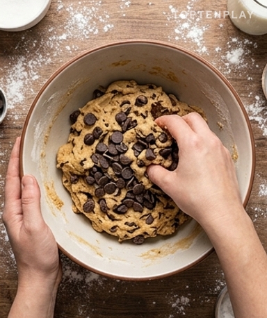 Wir beginnen mit dem Teig