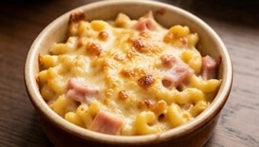 Coquillettes gratinées au jambon et comté : le gratin qui régale tout le monde