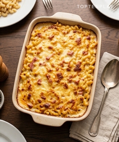 Coquillettes gratinées au jambon et comté : le gratin qui régale tout le monde