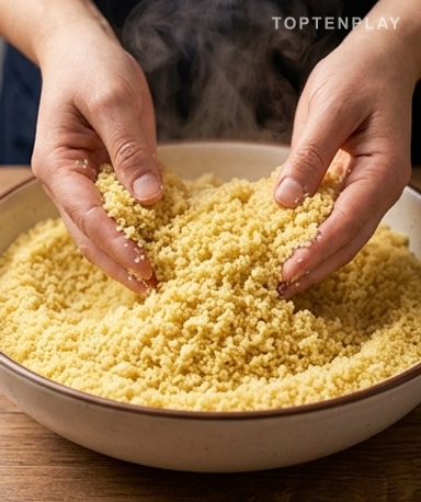 Zwiebeln anschwitzen, bis sie wirklich glasig sind