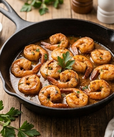 Crevettes Façon Bubba Gump