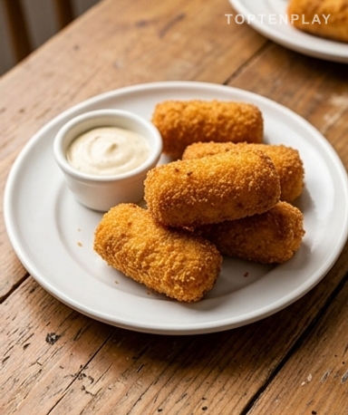 Croquettes au fromage de chèvre : croustillantes dehors, fondantes dedans