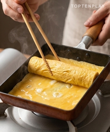 Ne fouettez pas vos œufs — coupez-les avec les baguettes