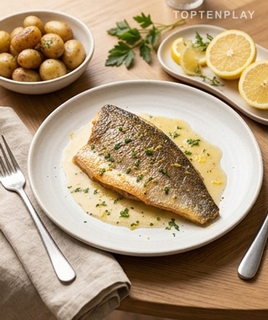 Daurade au Beurre Citronné : Le Poisson Méditerranéen Qui Fait Son Effet en 25 Minutes