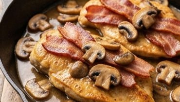 escalopes-au-bacon-de-dinde-et-champignons-poeles- cover