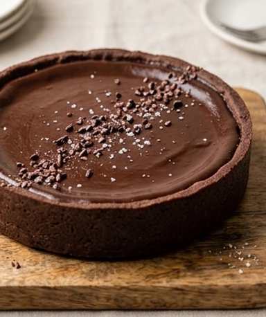 Flan basque au chocolat