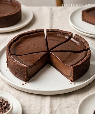 Flan basque au chocolat : la recette qui va faire trembler vos invités