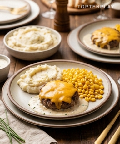 Cremige Ranch-Cheddar-Fleischküchle aus dem Schongarer