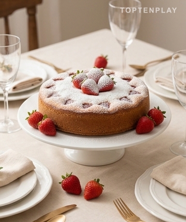 Gâteau au yaourt aux fraises : moelleux, fruité et prêt en moins d'une heure