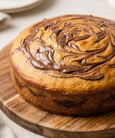 Gâteau au Yaourt Marbré au Nutella