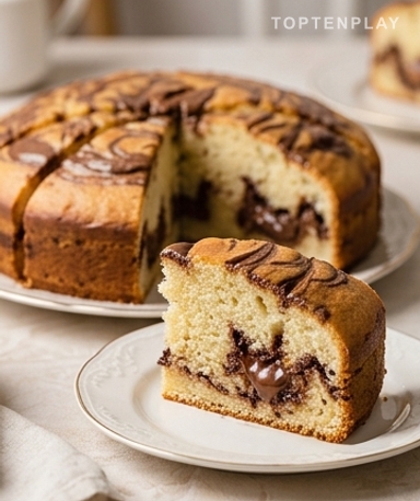 Gâteau au Yaourt Marbré au Nutella : Ultra Fondant et Ridiculement Simple